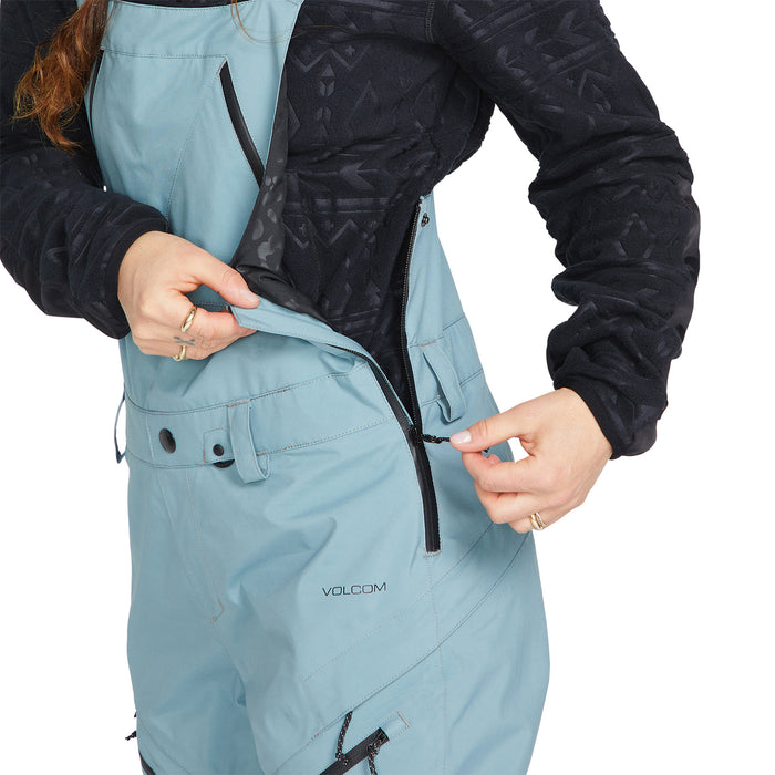 Volcom Elm Stretch GORE-TEX Bib Overalls - Women's Green Ash