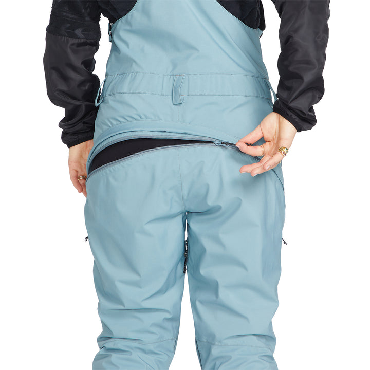 Volcom Elm Stretch GORE-TEX Bib Overalls - Women's Green Ash