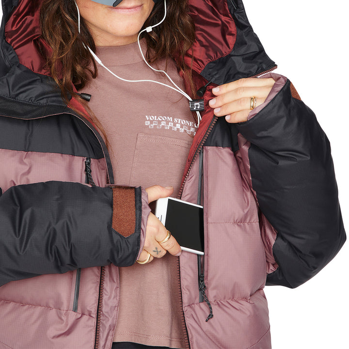 Volcom Lifted Down Jacket - Women's Rosewood