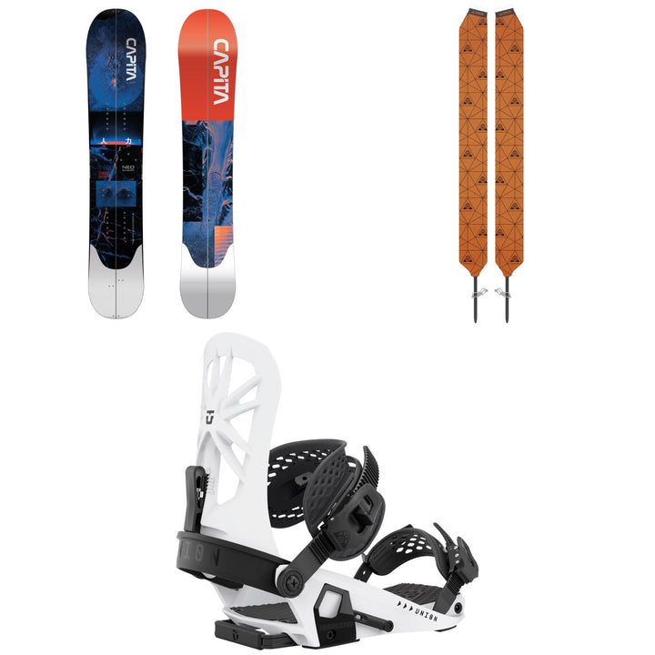 CAPiTA NEO Slasher Splitboard + Union Splitboard Climbing Skins + Union Explorer Splitboard Bindings 2023