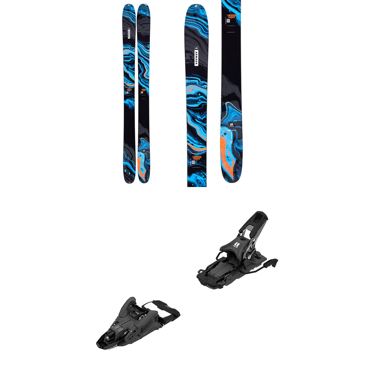 Armada ARW 106 UL Skis + Armada Shift MNC 10 Alpine Touring Ski Binding 2022