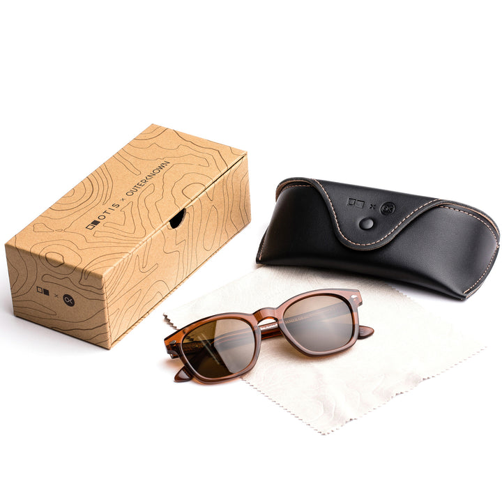 OTIS x OUTERKNOWN Summer of 67 Eco Sunglasses Crystal Earth/Brown Polar