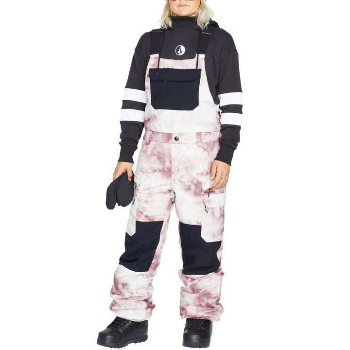 Volcom Creston 3D Stretch Bib Pants - Women's Mojave Tie-Dye