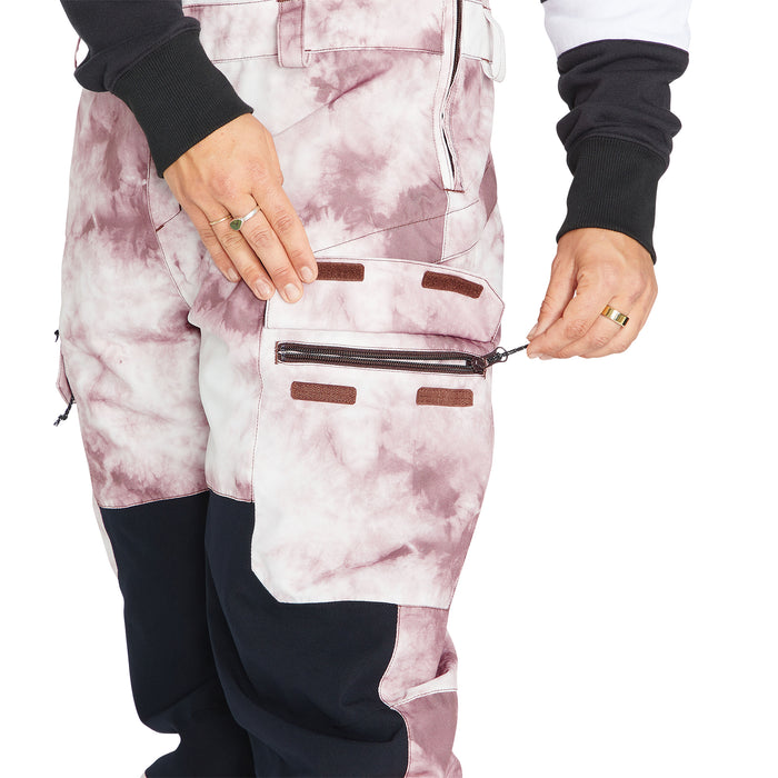 Volcom Creston 3D Stretch Bib Pants - Women's Mojave Tie-Dye