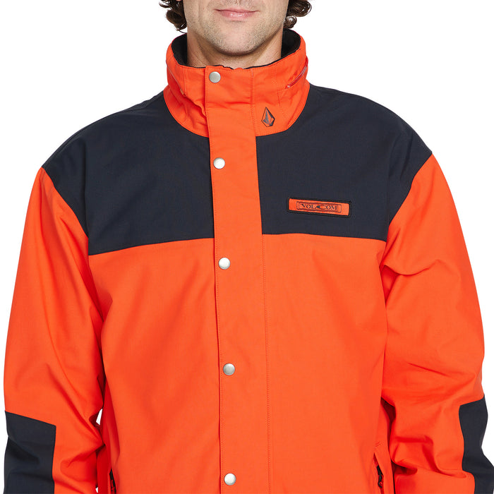 Volcom Longo GORE-TEX Jacket - Men's Orange Shock
