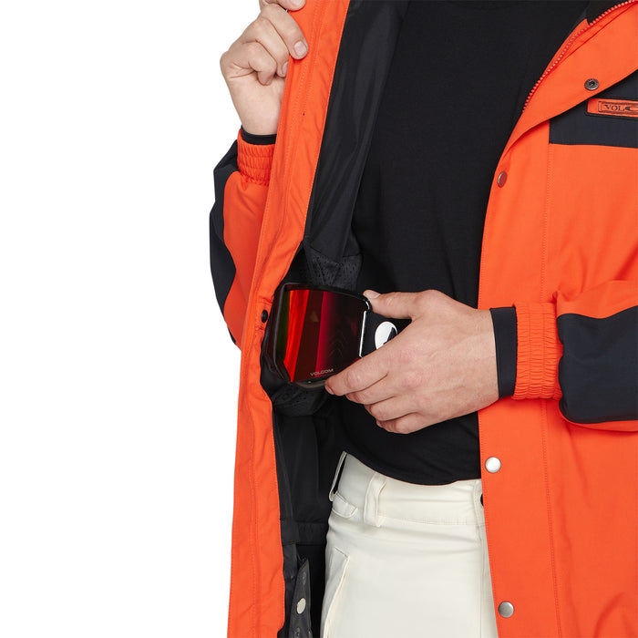 Volcom Longo GORE-TEX Jacket - Men's Orange Shock