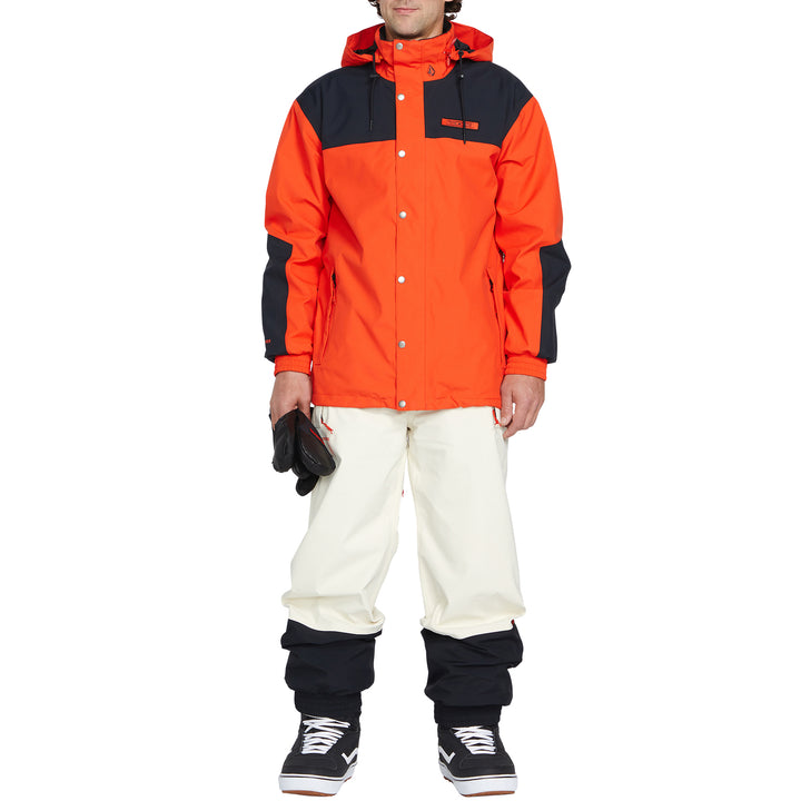 Volcom Longo GORE-TEX Jacket - Men's Orange Shock