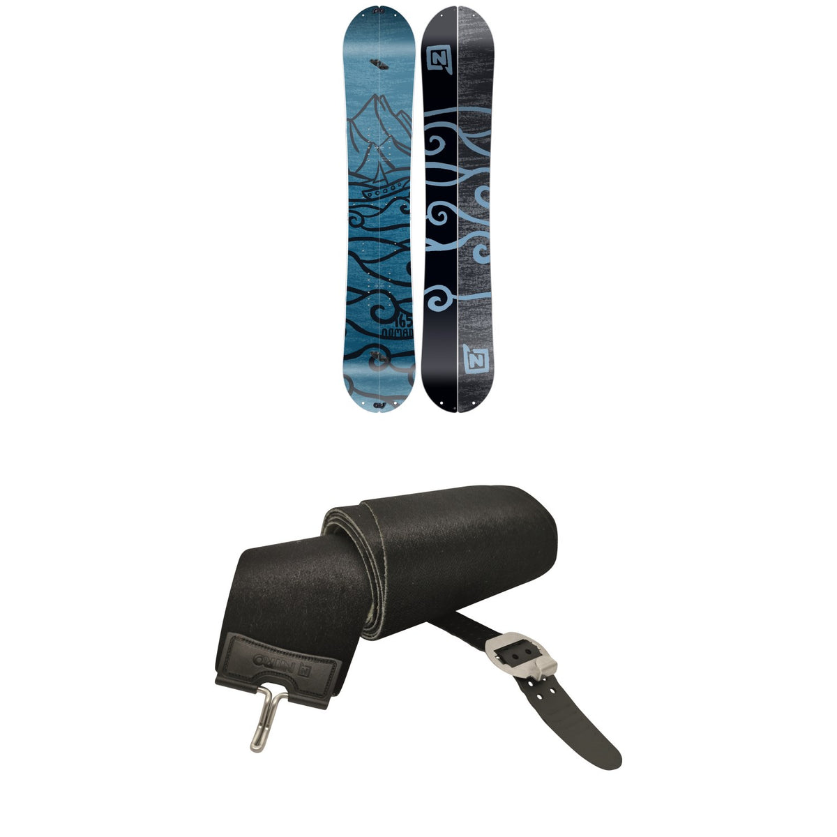 Nitro Nomad Splitboard 2023 + Nomad Splitboard Skins