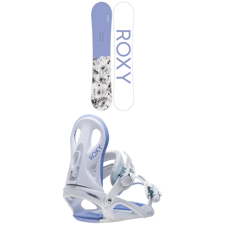 Roxy Dawn Snowboard + Viva Snowboard Bindings - Women's 2023