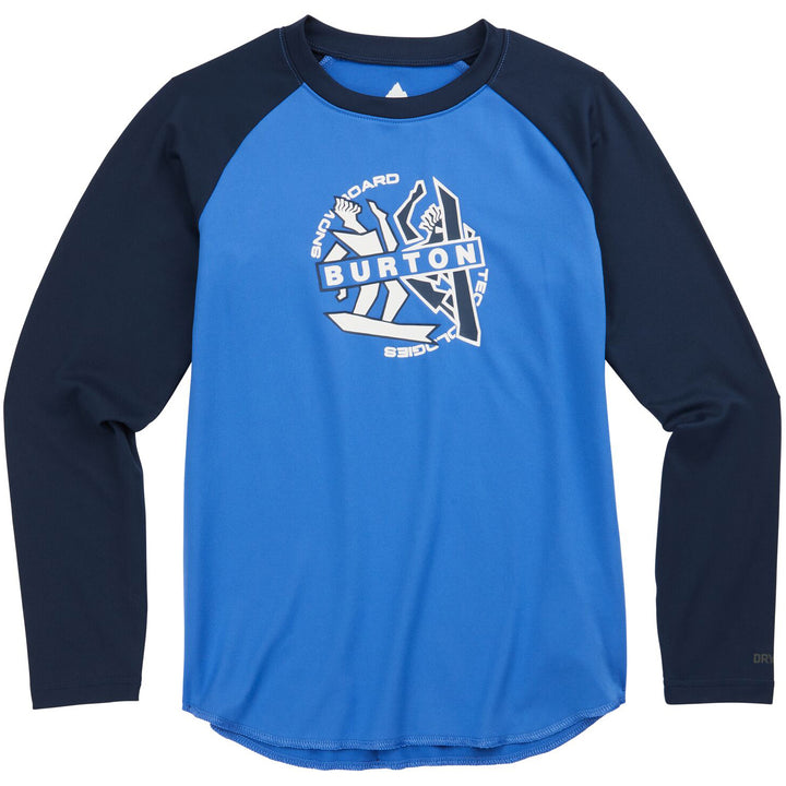 Burton Base Layer Tech T-Shirt - Kids' Dress Blue/Amparo Blue