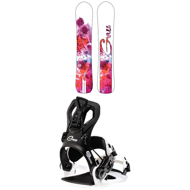 GNU Chromatic BTX Snowboard + B-Real Snowboard Bindings - Women's