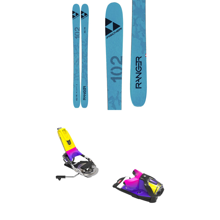 Fischer Ranger 102 FR Skis + Look Pivot 14 GW Ski Bindings 2022