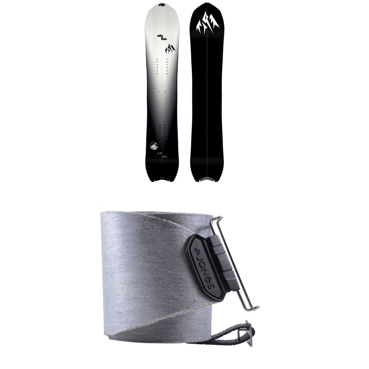 Jones Stratos Splitboard 2023 + Nomad Quick Tension Tail Clip Splitboard Skins