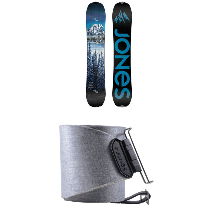 Jones Frontier Splitboard 2023 + Nomad Quick Tension Tail Clip Splitboard Skins
