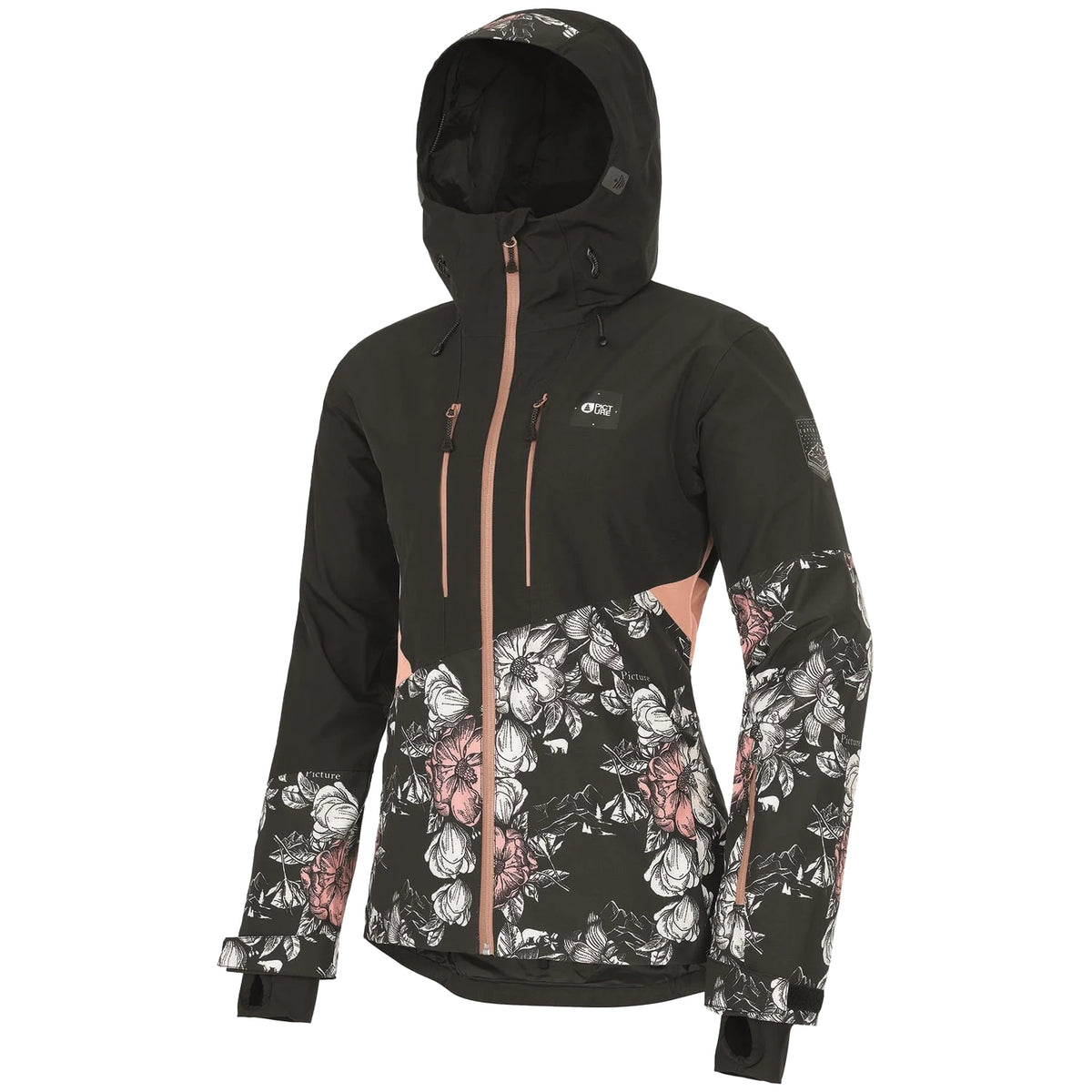 Picture Organic Seen Jacket - Women's Peonies Black