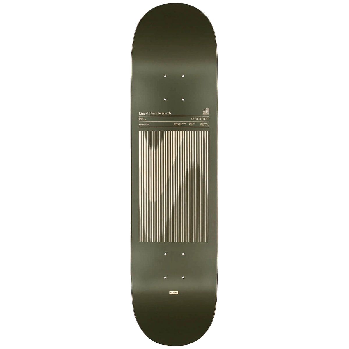 Globe G1 Lineform 8.0 Skateboard Deck