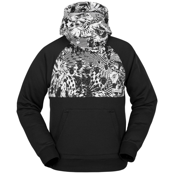 Volcom Hydro Riding Hoodie - Men's Black White