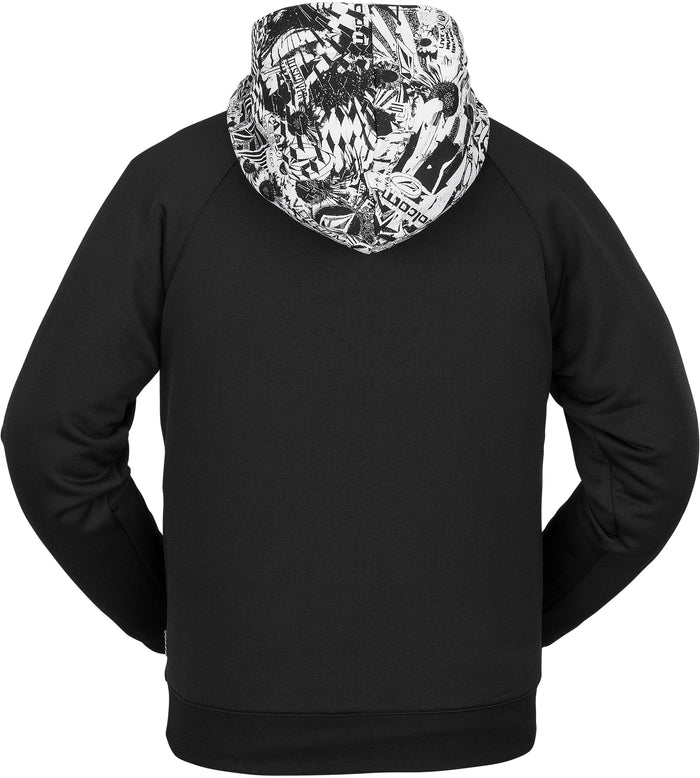 Volcom Hydro Riding Hoodie - Men's Black White
