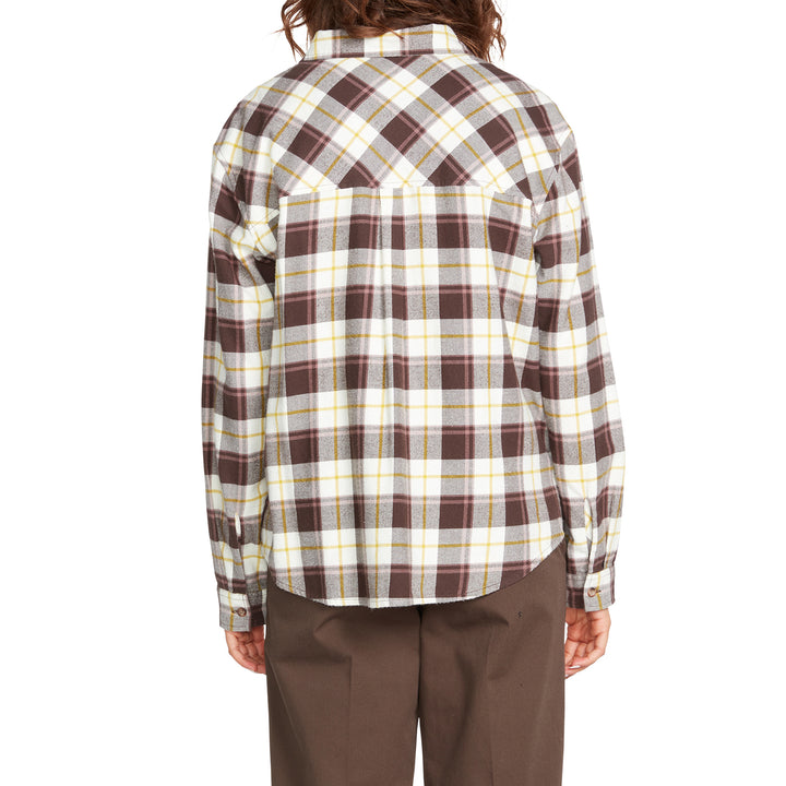 Volcom Plaid To Meet U Flannel - Women's Espresso