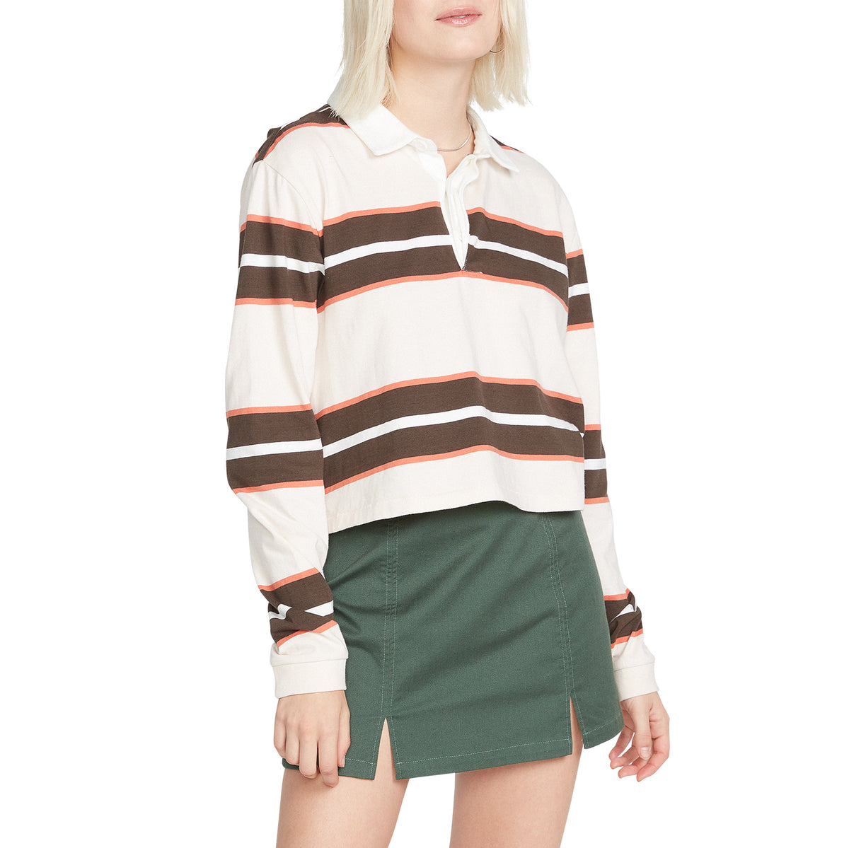 Volcom Coco Ho Long-Sleeve Polo Shirt - Women's Espresso
