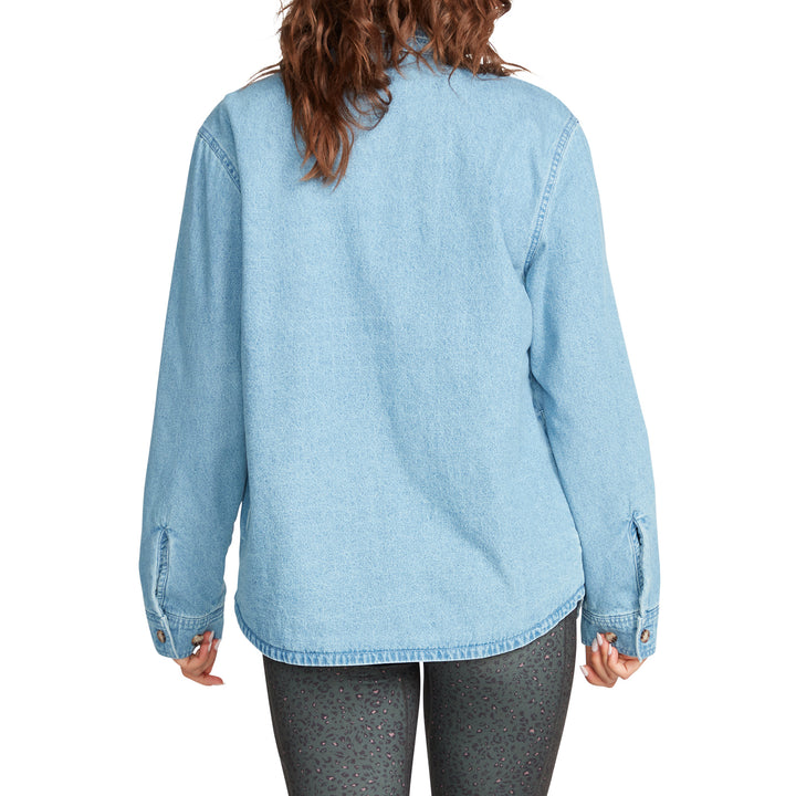 Volcom Layer Me Shacket Shirt - Women's Lavender