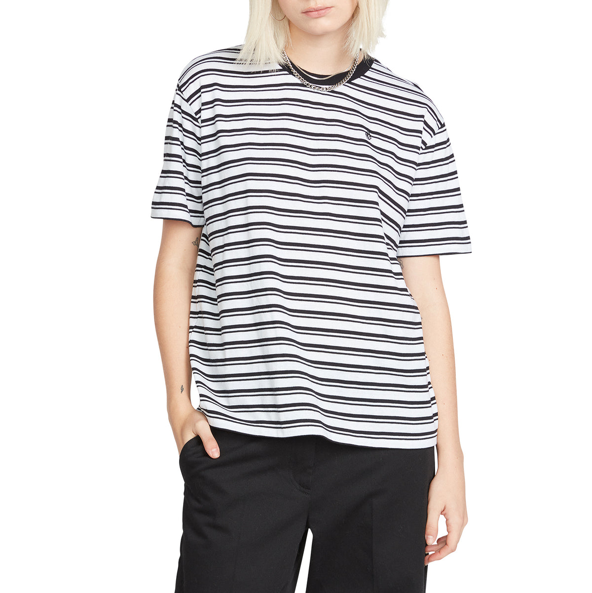 Volcom Party Pack T-Shirt - Women's Black White