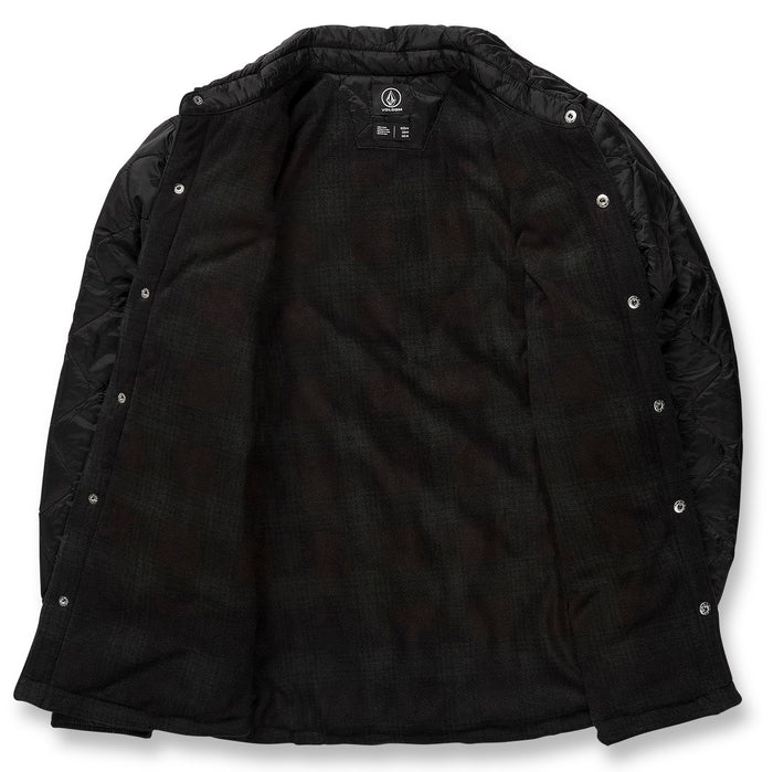 Volcom Bowered Plus Fleece Long-Sleeve Jacket - Men's Black