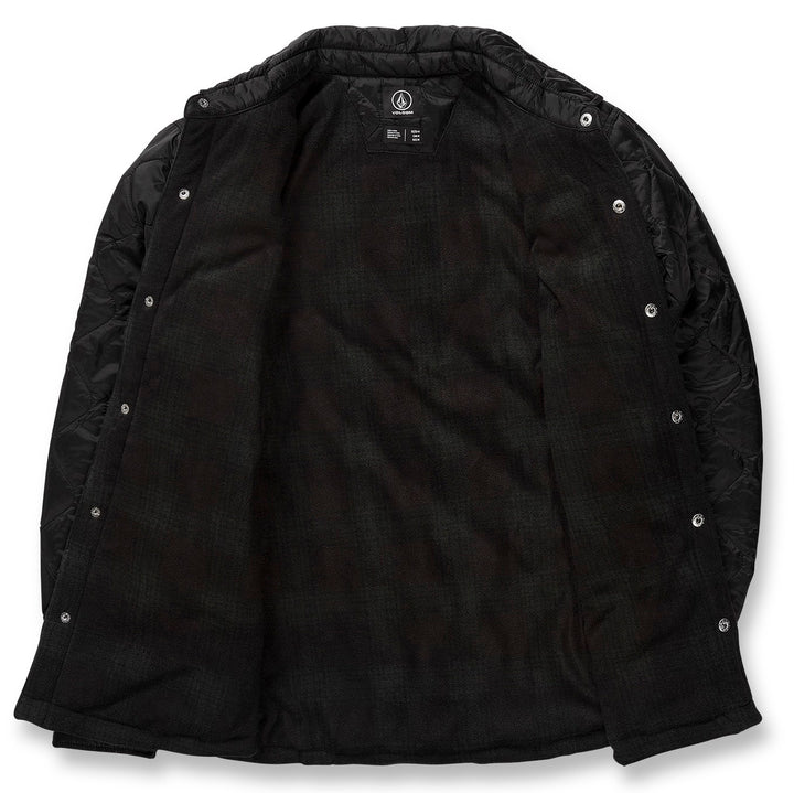 Volcom Bowered Plus Fleece Long-Sleeve Jacket - Men's Black