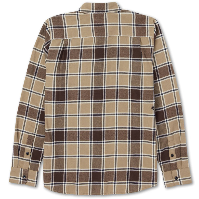 Volcom Caden Plaid Long-Sleeve Shirt - Men's Khaki