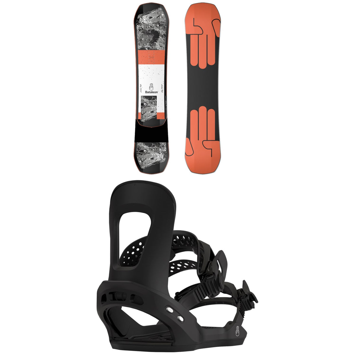 Bataleon Stuntwood Snowboard + Stuntwood Snowboard Bindings - Kids' 2023