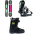 Rome Slapstick Snowboard + Ace Snowboard Bindings + Ace Snowboard Boots - Kids' 2024