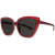 Volcom Milli Sunglasses Matte Translucent Pomagranite/Gray