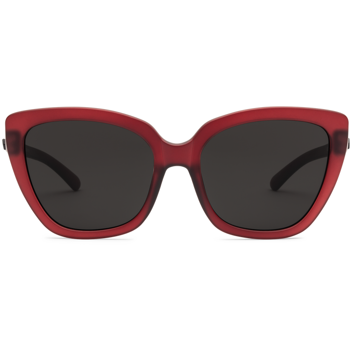 Volcom Milli Sunglasses Matte Translucent Pomagranite/Gray