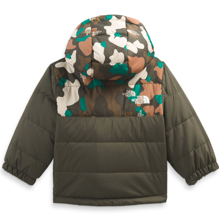 The North Face Reversible Mount Chimbo Full Zip Hooded Jacket - Infants' New Taupe Green