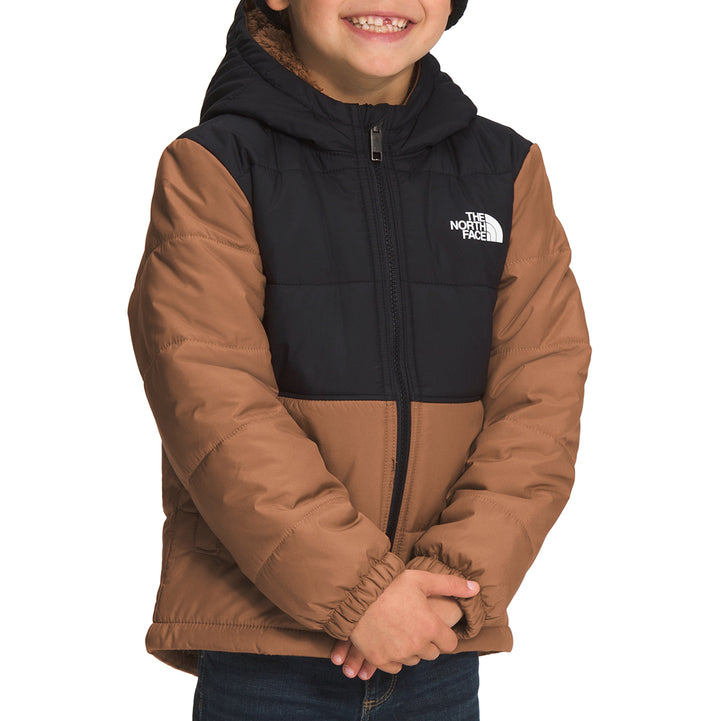 The North Face Reversible Mount Chimbo Full Zip Hooded Jacket - Toddlers' Toasted Brown