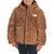 The North Face Reversible Mount Chimbo Full Zip Hooded Jacket - Toddlers' Toasted Brown