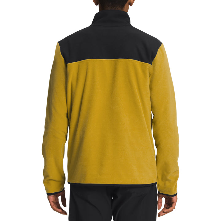 The North Face TKA Glacier ¼ Zip Top - Men's Mineral Gold/TNF Black