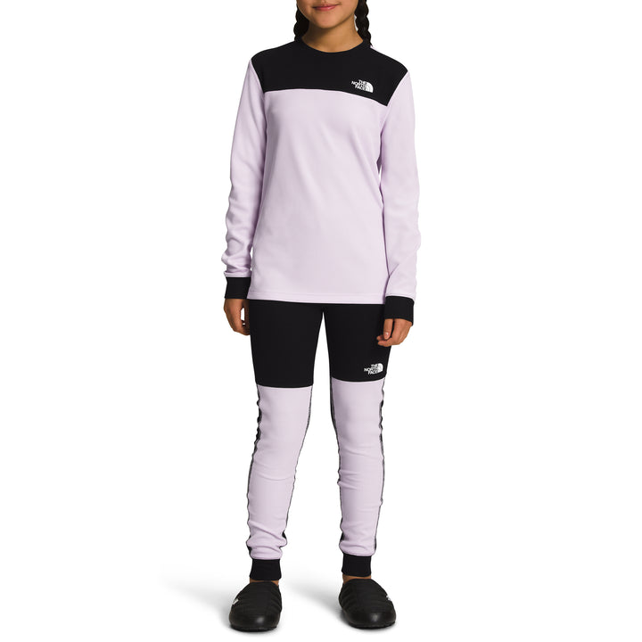 The North Face Teen Waffle Base Layer Set - Kids' Lavender Fog