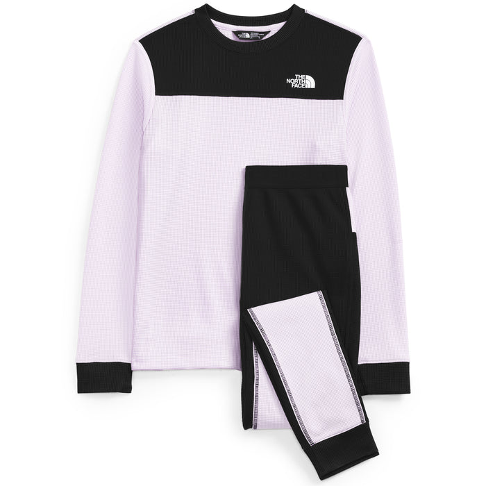 The North Face Teen Waffle Base Layer Set - Kids' Lavender Fog