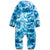 The North Face ThermoBall™ One Piece - Infants' Acoustic Blue Snow Peak Mountains Print