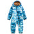 The North Face ThermoBall™ One Piece - Infants' Acoustic Blue Snow Peak Mountains Print