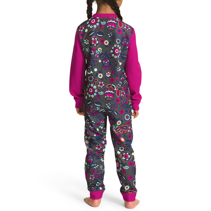 The North Face Waffle Baselayer Set - Toddlers' Thyme TNF Forest Floral Print