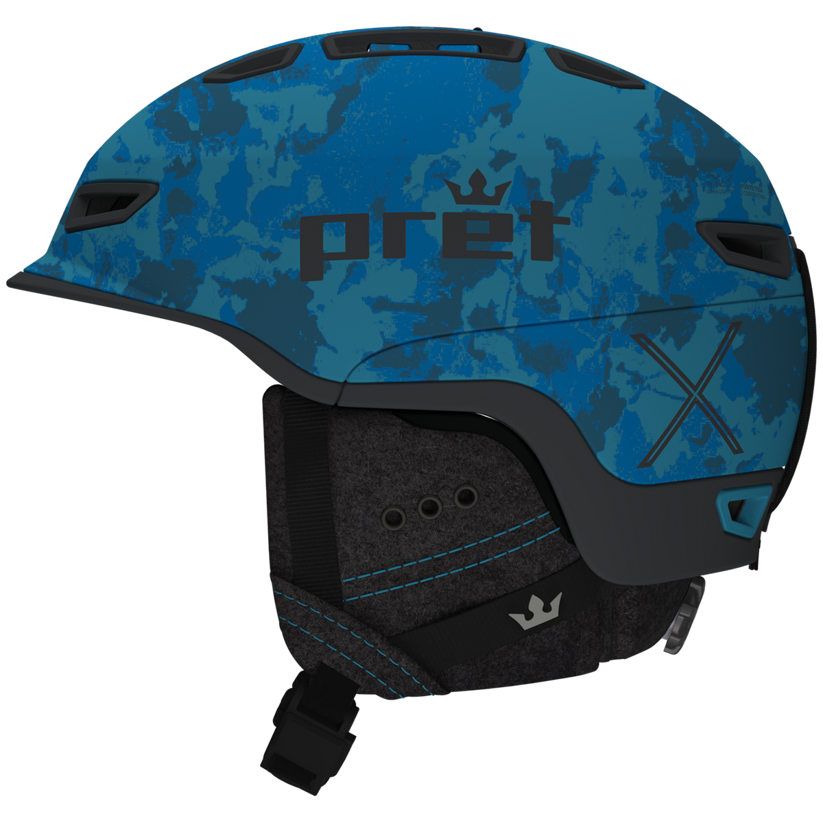 Pret Fury X MIPS Helmet Blue Storm