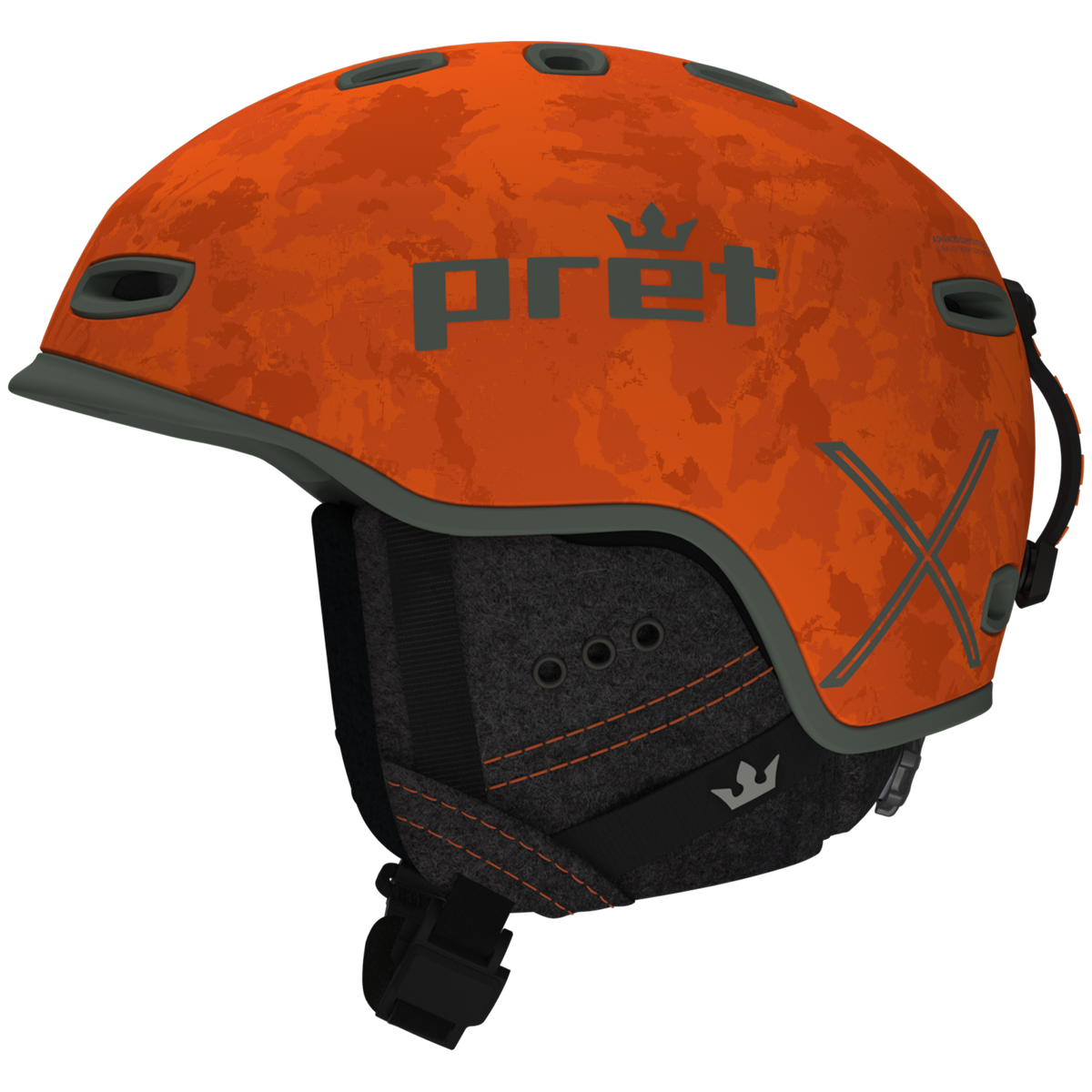 Pret Cynic X2 MIPS Helmet Orange Storm
