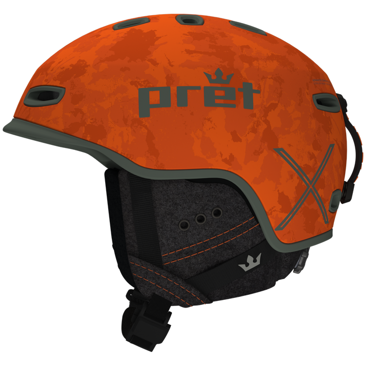 Pret Cynic X2 MIPS Helmet Orange Storm