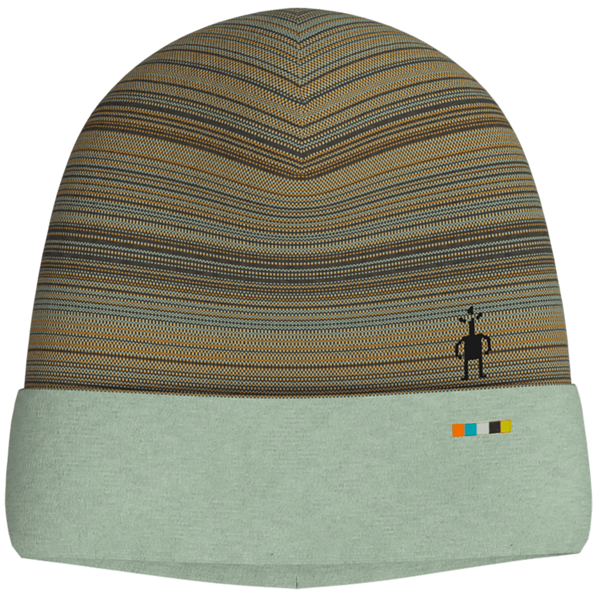 Smartwool Thermal Merino Reversible Cuffed Beanie North Woods Heather/Color Shift