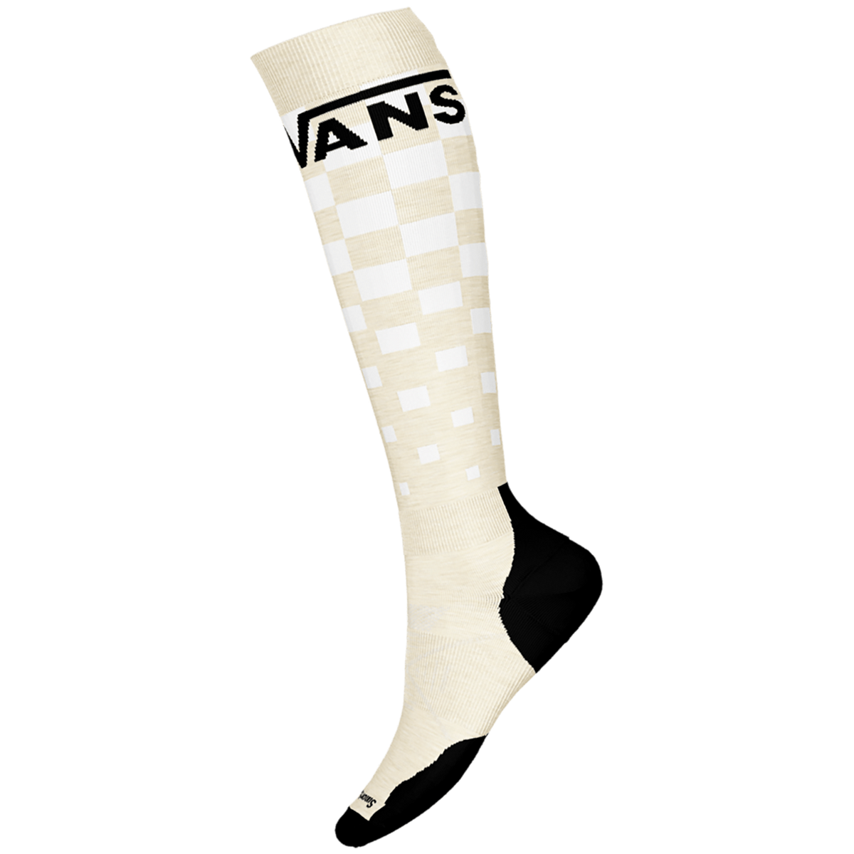 Smartwool Vans Checker Targeted Cushion OTC Socks Natural