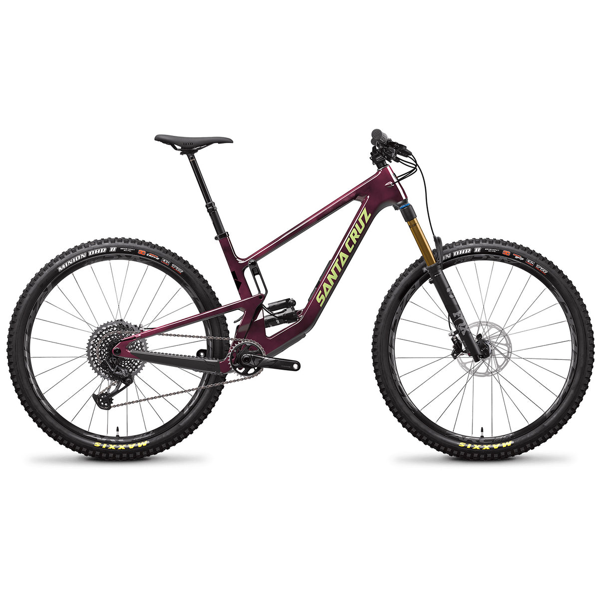Santa Cruz Bicycles Hightower CC X01 Complete Mountain Bike 2023 Translucent Purple