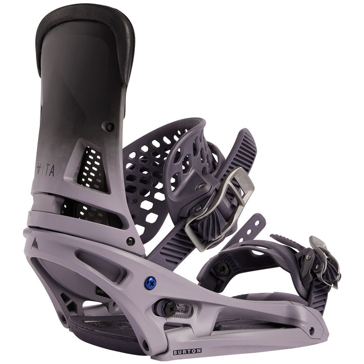 Burton Malavita EST Snowboard Bindings 2023 Gray Fade