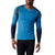 Smartwool Intraknit Merino 200 Colorblock Crew Top - Men's Neptune Blue